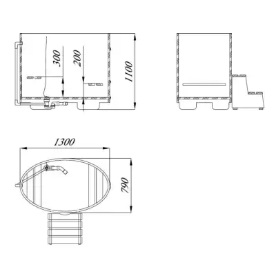 Купель Blumenberg 130/8