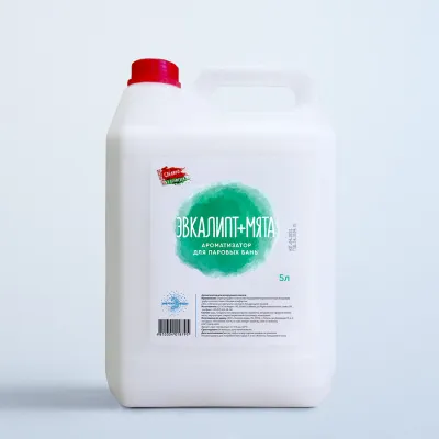 Аромат для паровых бань «‎Энергия Воды»‎ Эвкалипт / Мята 1л, 5л