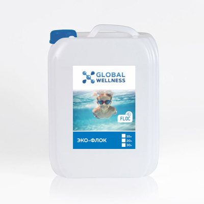 Жидкий коагулянт (флокулянт) для бассейна ЭКОФЛОК