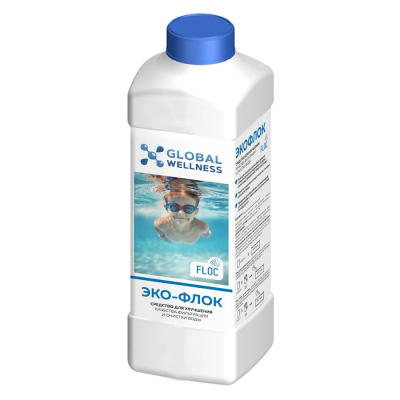 Жидкий коагулянт (флокулянт) для бассейна ЭКОФЛОК