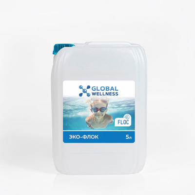 Жидкий коагулянт (флокулянт) для бассейна ЭКОФЛОК