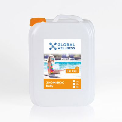 Жидкий pH-минус для бассейна ЭКОМИНУС Baby