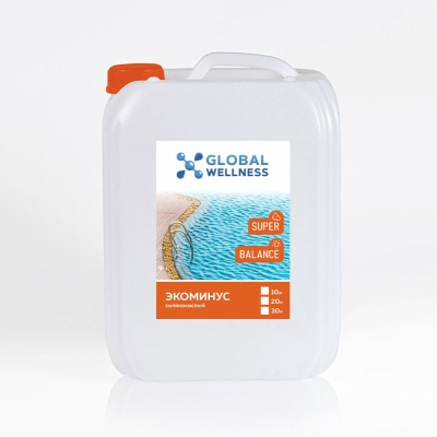 Жидкий pH-минус для бассейна ЭКОМИНУС солянокислый