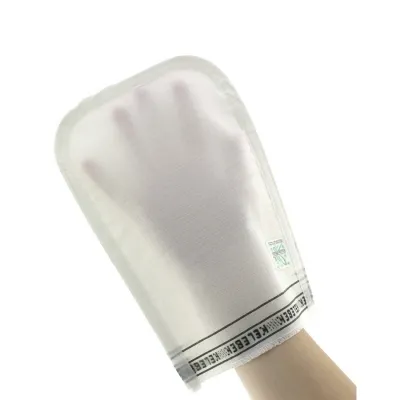 Рукавица Кесе мягкой текстуры белая KELEBEK Original