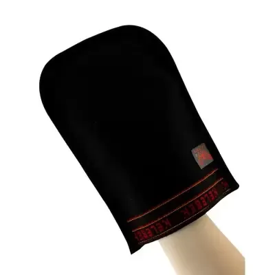 Рукавица Кесе жесткой текстуры черная KELEBEK Original