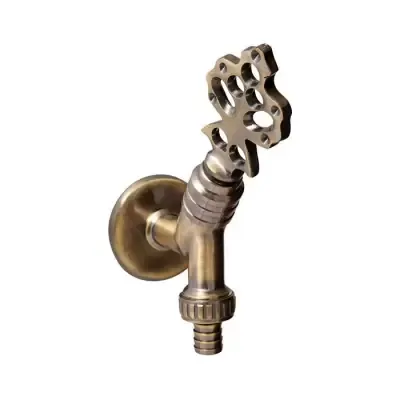 Кран для подключения шланга в хамам латунный в османском стиле, тип 931