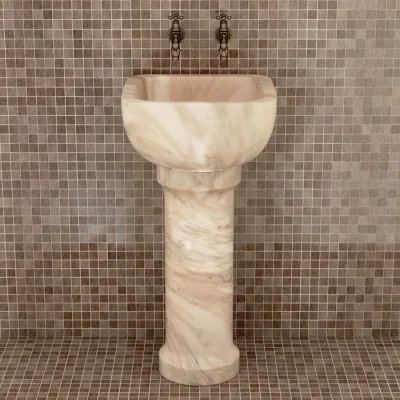 Курна для хамама мраморная КМ-27