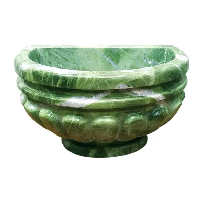Курна для хамама мраморная зелёная Teos Green, Тип П-33
