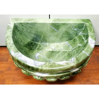 Курна для хамама мраморная зелёная Teos Green, Тип П-33