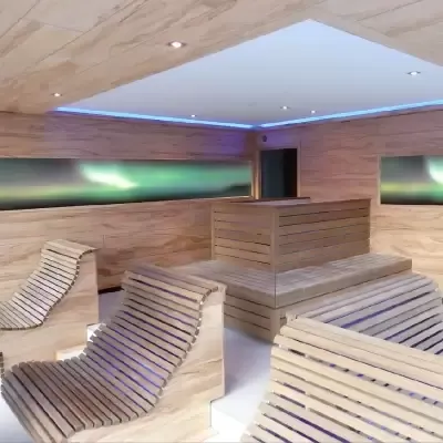 Световое панно Licht-2000 Avani Aurora 2660 × 540 северное сияние