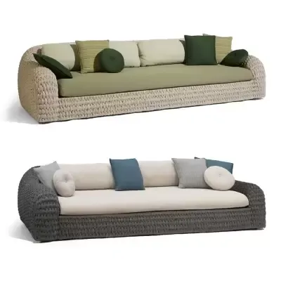 Диван Manutti Kobo цвет Pepper и Anthracite