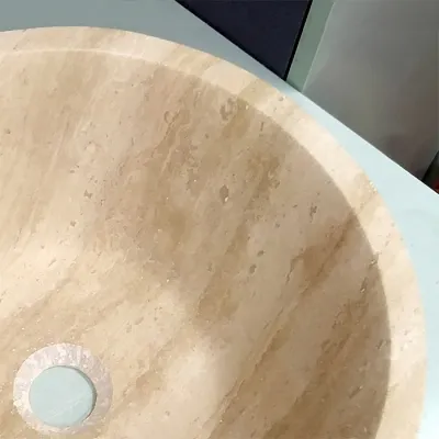 Раковина из травертина, тип Р-6