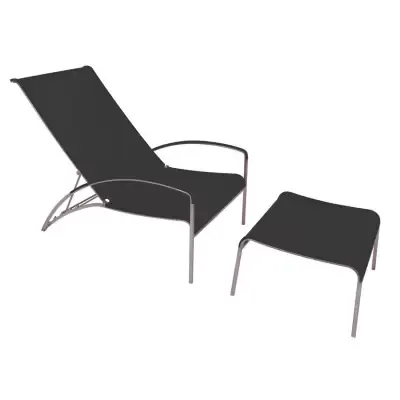 Шезлонг и подставка для ног Royal Botania QT