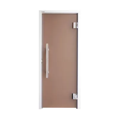 Дверь стеклянная для паровой Grandis GS Silver, Bronze Matelux