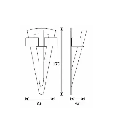 Светильник для паровой Cariitti TL-100 Факел