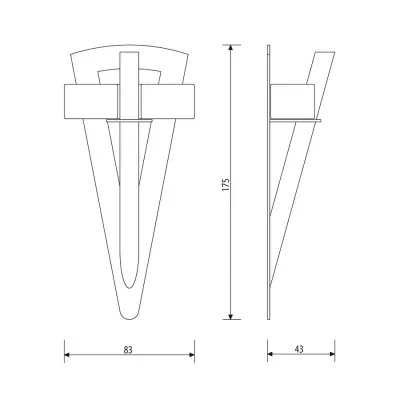 Светильник для сауны Cariitti TL-100 Факел