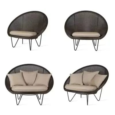 Кресло-кокон и широкое кресло для отдыха Gipsy