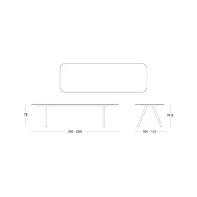 Обеденный стол Vincent Sheppard Kodo