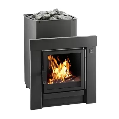 Печь Kastor KSIS с черной рамкой