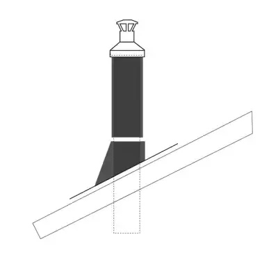 Узел прохода через кровлю IKI FULL