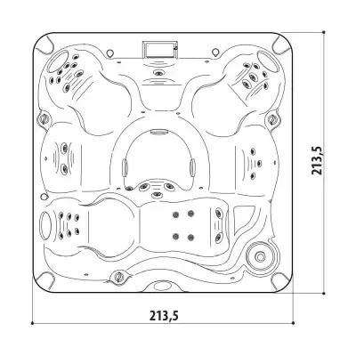 Спа бассейн Jacuzzi J-235