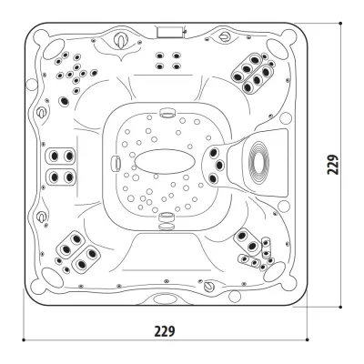 Спа бассейн Jacuzzi J-280