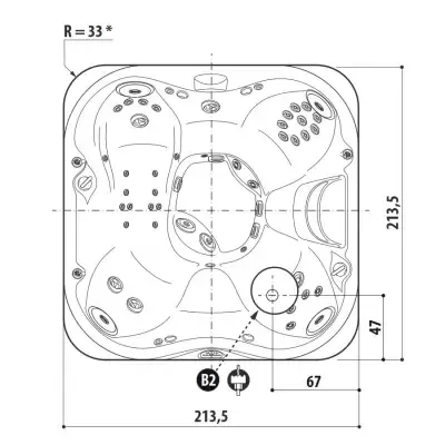 Спа бассейн Jacuzzi J-335