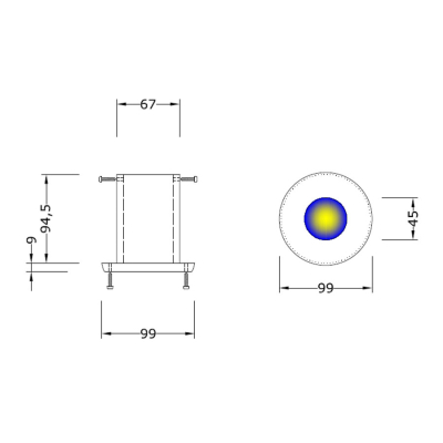 Встраиваемый потолочный светильник Licht-2000 Rondo