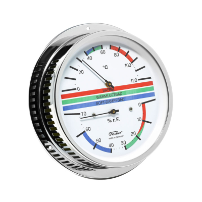 Климатометр для сауны Fischer в латунном корпусе