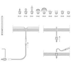 Набор хрустальных насадок Cariiti Crystal