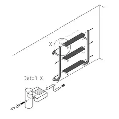 Раздельная лестница Ideal Tina на 3 ступени
