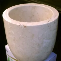 Курна для хамама мраморная бежевая Крема Маре Тип К-14