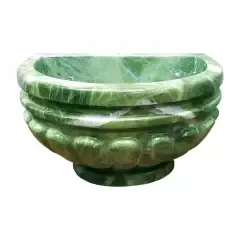 Курна для хамама мраморная зелёная Teos Green, Тип П-33