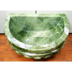 Курна для хамама мраморная зелёная Teos Green, Тип П-33