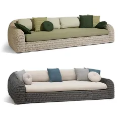 Диван Manutti Kobo цвет Pepper и Anthracite