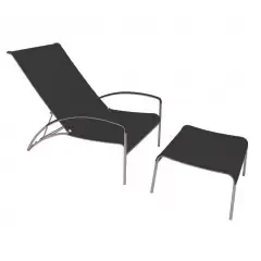 Шезлонг и подставка для ног Royal Botania QT