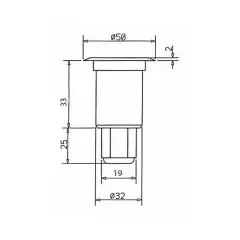 Светильник для паровой и бассейна Cariitti S-Paver Led 3200