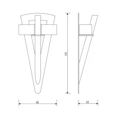 Светильник для сауны Cariitti TL-100 Факел