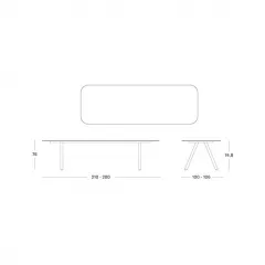 Обеденный стол Vincent Sheppard Kodo