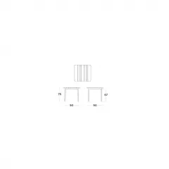 Обеденный стол 90 см Vincent Sheppard Leo