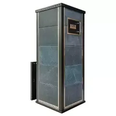 Печь для бани Klover RT 20-RV закрытая каменка, выносная топка