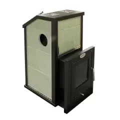Печь для бани Klover RT 20-P облицовка Жадеит