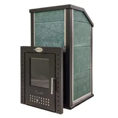 Печь для бани Klover RT 20-P закрытая каменка, выносная топка