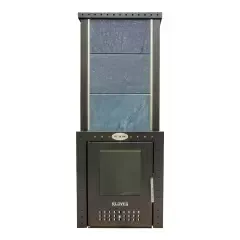 Печь для бани Klover RT 35-RV закрытая каменка, выносная топка