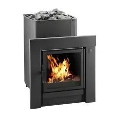 Печь Kastor KSIS с черной рамкой