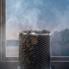 Печь для сауны IKI Pillar Pro в интерьере