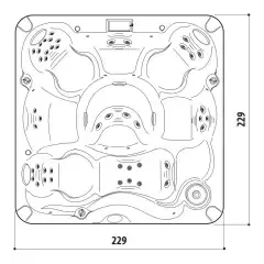 Спа бассейн Jacuzzi J-275