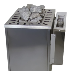 Печь со смонтированным на ней парогенератором