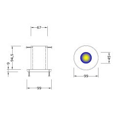 Встраиваемый потолочный светильник Licht-2000 Rondo