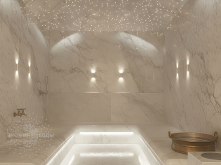 3D дизайн проект хаммама